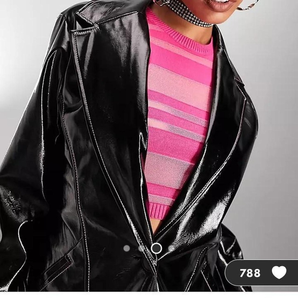 ASOS Black Blazer Sleek Suit Jacket
